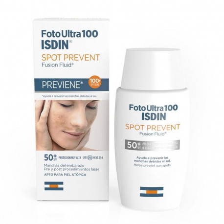 ISDIN FOTOULTRA 100 SPOT PREVENT FLUIDO SPF50+ PIELES ATOPICAS 50ML