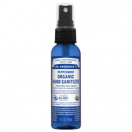 Sterilising Hand Lotion Dr Bronner's Peppermint 60 ml