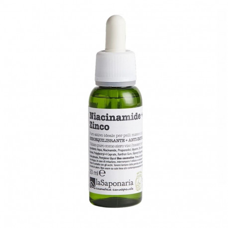 Näo seerum La Saponaria Niacinamida + Zinc 30 ml