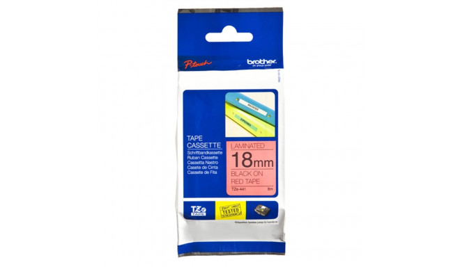 Lamineeritud Lint Sildimasinatele Brother TZE441 18mm