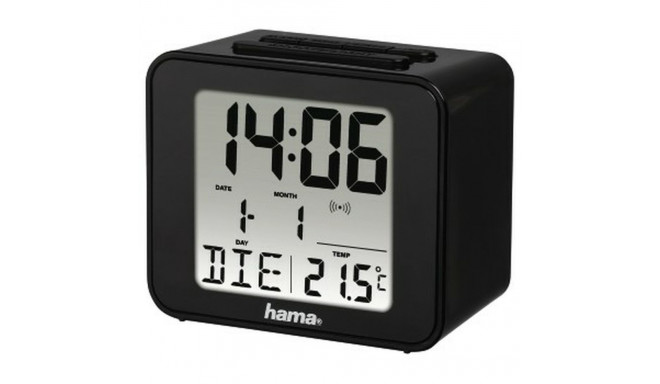 Alarm Clock Hama Cube Black