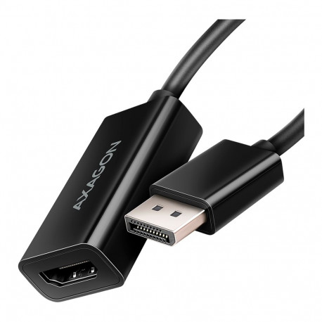 AXAGON adapter DisplayPort - HDMI 2.0 4K 60Hz (RVD-HI20N)