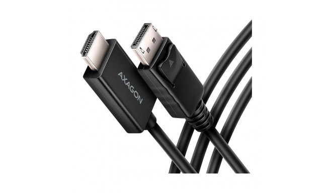 AXAGON RVD-HI20C2 DisplayPort - HDMI 2.0 cable 1.8m 4K/60Hz