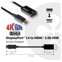 "Club3D Adapter DisplayPort > HDMI 2.0b HDR 4K60Hz aktiv retail"