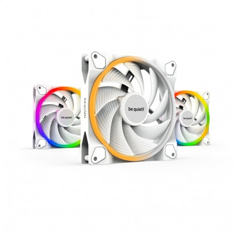 "140mm be quiet! LIGHT WINGS White PWM Triple-Pack high-speed"