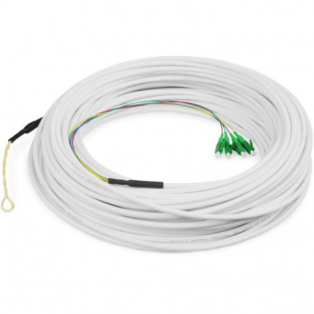 "DIGITUS FTTH Drop Kabel LC/APC 50m Singlemode 4 Fasern OS2"