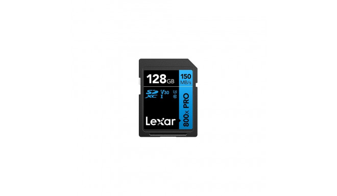 "CARD Lexar SDXC 800x Pro 128GB 150MB/s C10 V30 U3"