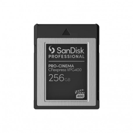 "CARD SANDISK Professional PRO-CINEMA 256GB CFexpress VPG400 Type B Card upto 1700MB/s Read 1400MB/s