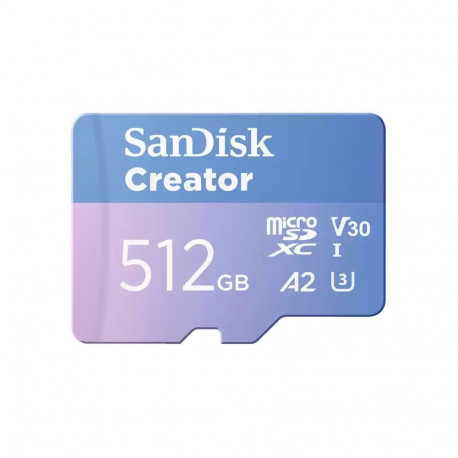 "STICK Sandisk SD CARD Sandisk Creator MicroSD 512GB"