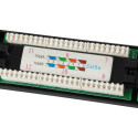 "Equip Patchpanel 24x RJ45 Cat5e 19"" UTP 1HE schwarz"