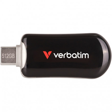 "STICK Verbatim Plectra Black 512GB USB-C Flash Drive 30227"