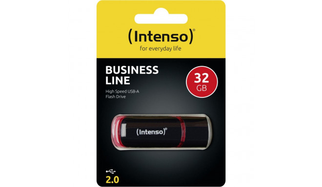 "STICK Intenso Business Line schwarz. rot 32 GB"