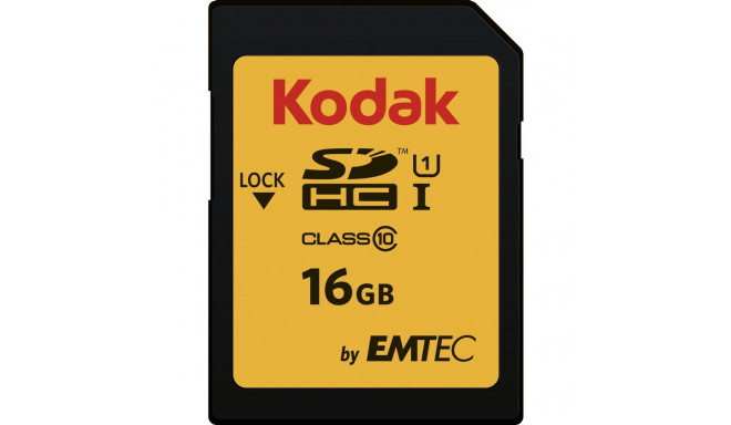 Kodak mälukaart SDHC 16GB UHS-I U1 V10 Premium