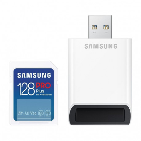 "CARD Card 128GB Samsung XC PRO Plus (2023)(CL10) Reader retail"