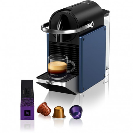 "DeLonghi Kaffeemaschine Nespresso Pixie EN*schwarz/blau*"