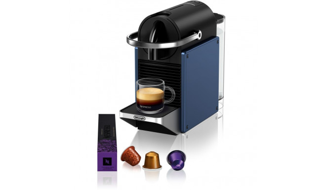 "DeLonghi Kaffeemaschine Nespresso Pixie EN*schwarz/blau*"
