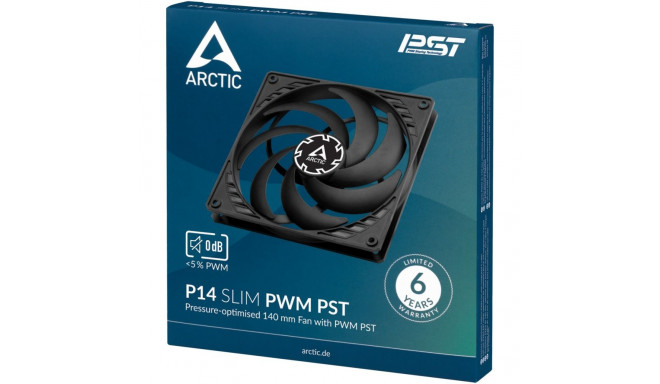 "ARCTIC Lüfter 140x140x27mm P14 PWM PST Slim Profile"