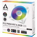 "ARCTIC Lüfter 120*120*25 P12 PWM PST A-RGB 0db (White)"