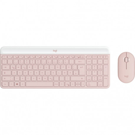 "Logitech MK470 Slim Combo - ROSE - (DE) - CENTRAL-419"