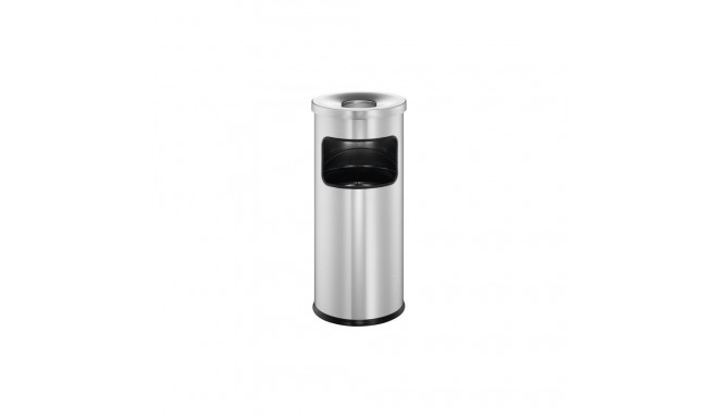 "DURABLE Papierkorb Safe mit Ascher rund silber"