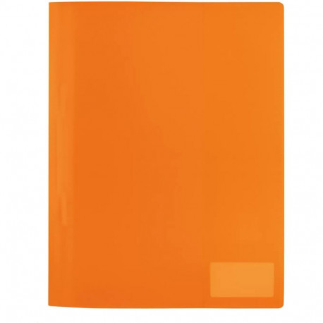 "HERMA Schnellhefter A4 orange transluzent PP 3St."