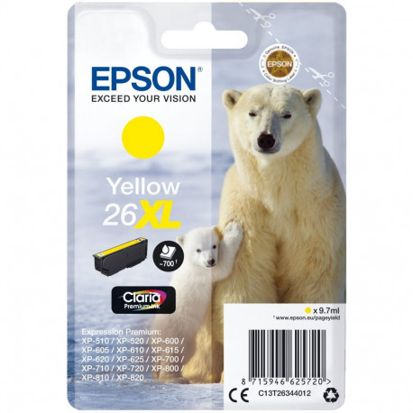 "Epson C13T26344012 yellow HC"