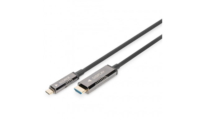 "DIGITUS 4K USB Typ - C auf HDMI AOC Adapterkabel, 20,0m"