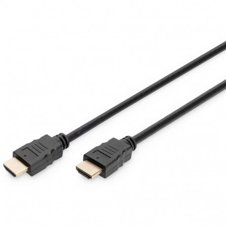"DIGITUS HDMI-Kabel A HighSpeed Ethernet St/St 1.0m schwarz"