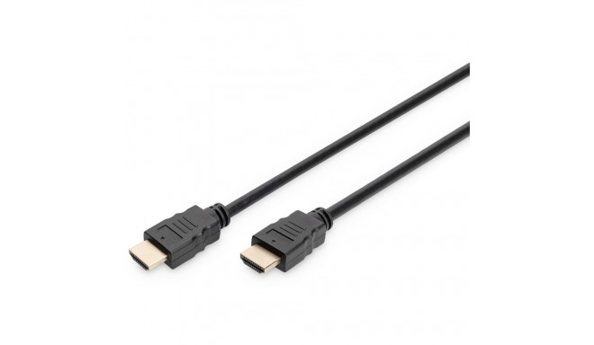 "DIGITUS HDMI-Kabel A HighSpeed Ethernet St/St 1.0m schwarz"