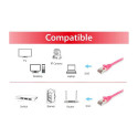 "Equip Patchkabel Cat6 S/FTP 2xRJ45 20.00m pink LSZH Polybeutel"