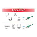 "Equip Patchkabel Cat6 S/FTP 2xRJ45 15.00m grün LSZH Polybeutel"