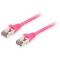 "Equip Patchkabel Cat6A S/FTP 2xRJ45 10.00m pink LSZH Polybeutel"