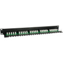 "Equip Patchpanel 25x RJ45 Cat3 19"" UTP 1HE ISDN schwarz"