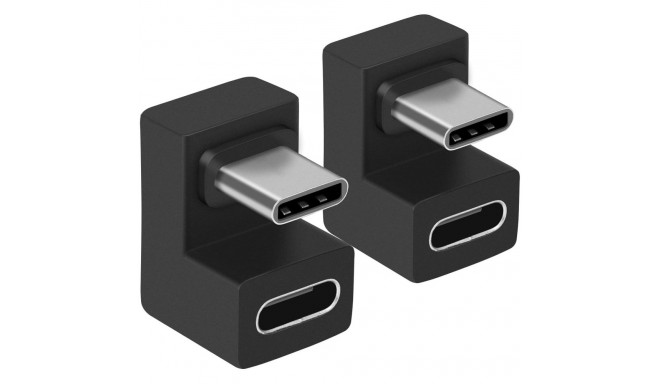"Equip Adapter USB-C -> USB-C 10Gbps. 100W PD. 2er-Pack sw"