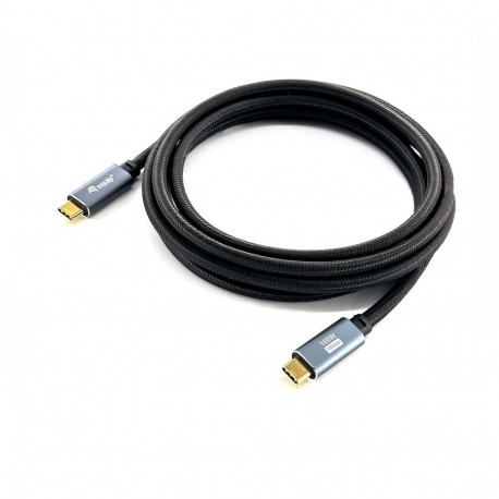 "Equip Kabel USB-C 3.2 -> C St/St 2.00m 5A 4K/60Hz sw"