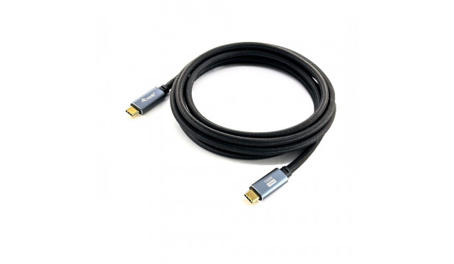"Equip Kabel USB-C 3.2 -> C St/St 2.00m 5A 4K/60Hz sw"