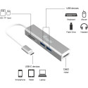 "Equip Adapter USB-C -> HDMI.2xUSB3.0.SD 4K30Hz 0.15m sw"