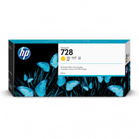"HP 728 300-ml Gelb Tintenpatrone"