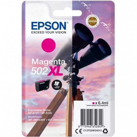 "Epson 502 C13T02W34010 magenta HC"