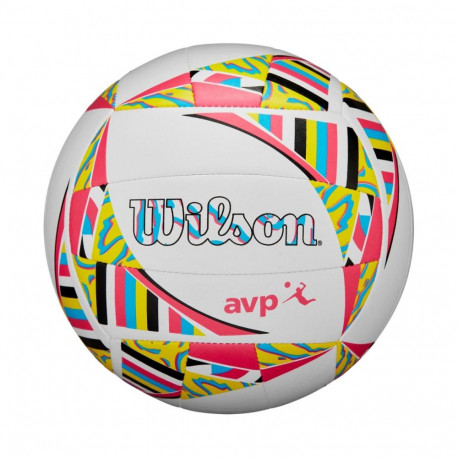 Wilson võrkpall Avp Movement VB New WV4008001XBOF 5, valge-roosa-kollane