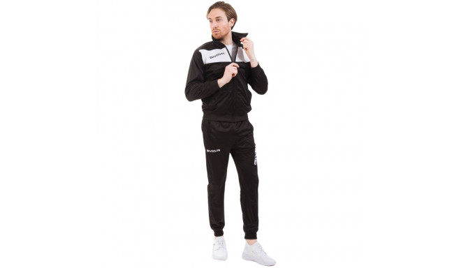 Dres Givova Tuta Visa czarno-biały TR018 1003 3XS
