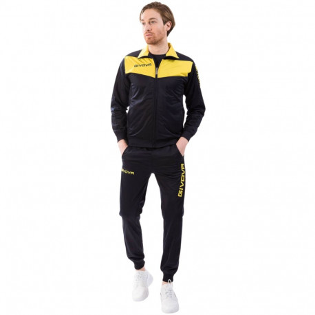 Dres Givova Tuta Visa granatowo-żółty TR018 0407 3XS
