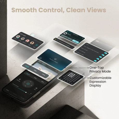 Enabot EBO AIR 2 kodu mobiilne jälgimisrobot valge