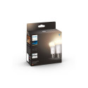 Philips Hue smart bulb multipack, BT, White, E27, 2 pcs