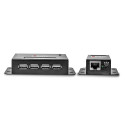 Lindy USB 2.0 Cat5 toite üle RJ45 4-pordiline pikendus 50 m