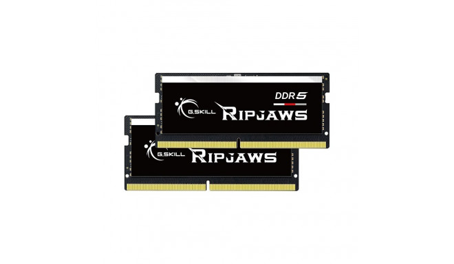 G.Skill Ripjaws sülearvuti mälu, SODIMM, DDR5, 32 GB, 5600 MHz, CL40 (F5-5600S4040A16GX2-RS)