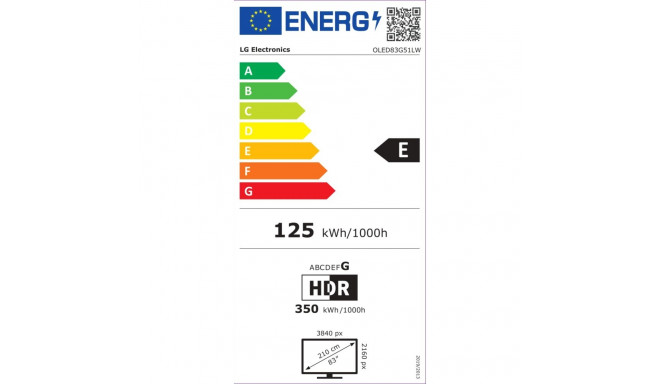 LG OLED83G51LW | 83 | Smart TV | webOS 25 | UHD