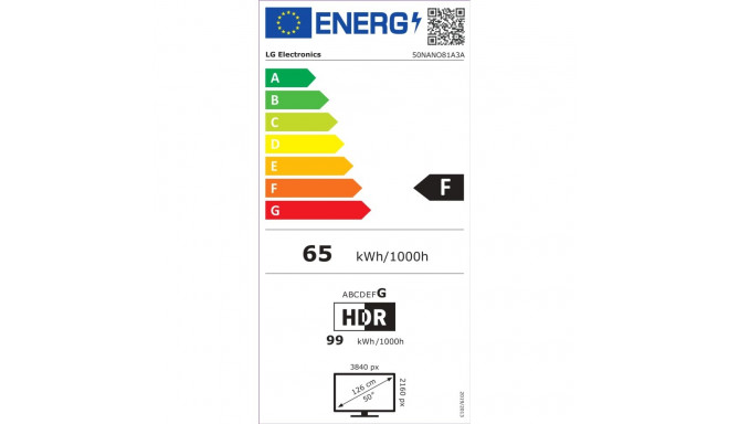 LG 50NANO81A3A | 50 | Smart TV | webOS 25 | UHD | Black