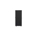 Lanberg rack-kapp 19" põrandapealne 27U/800x1200 (pakendis) võrguuksega, LCD FF01-8227-23BL must