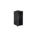 Lanberg 19" põrandal seisev 27U/800x1200 (kokkupandav) klaasuksega rack-kapp, LCD, FF01-8227-12BL, m